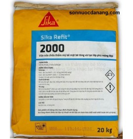 Sika Refit 2000 - Vữa sửa chữa thẩm mỹ bề mặt bê tông và tạo lớp phủ mỏng đẹp.