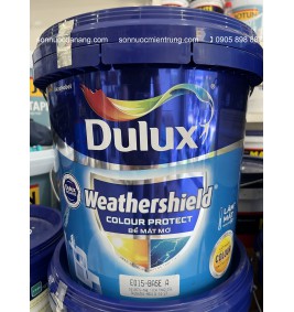 Sơn Dulux Weathershield Colour Protect E015 bề mặt mờ